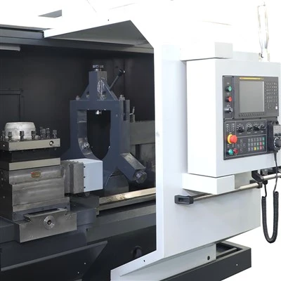 Torno de roscado CNC de cama inclinada